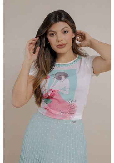 T-shirt Janaina Victoria's Princess Primavera/ Verão 2022