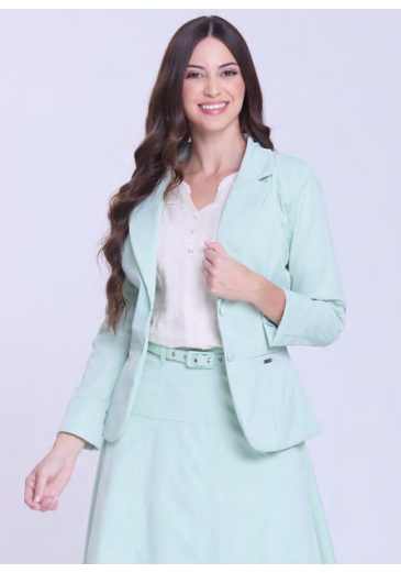 Blazer Violeta Em Alfaiataria Verde Hapuk Outono/Inverno 2026 