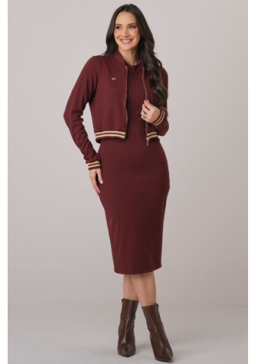 Conjunto Mel Em Malha Massad Bordo Tata Martello Outono/Inverno 2026
