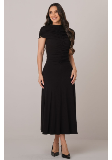 Vestido Tainara Em Stella Maris Preto Tata Martello Outono/Inverno 2026