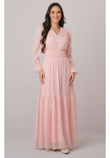 Vestido Catharina Em Crepe Rose Tata Martello Outono/Inverno 2026
