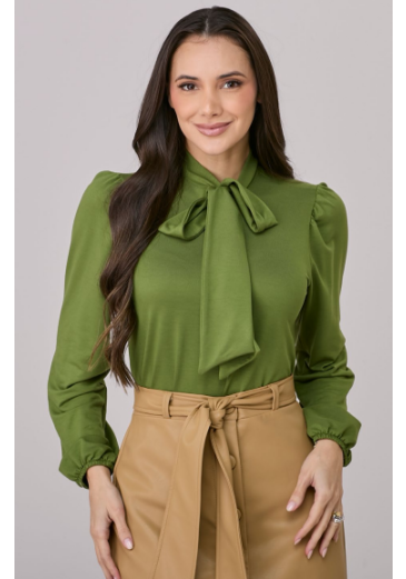 Blusa Lidia Em Malha Verde Tata Martello Outono/Inverno 2026