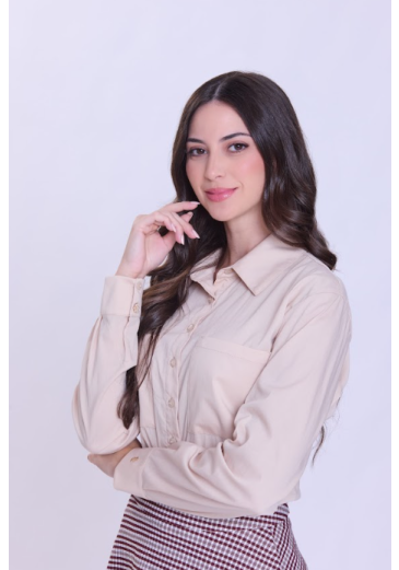 Camisa Luciana Em Tecido Plano Bege Hapuk Outono/Inverno 2026