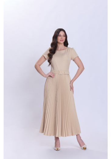 Vestido Luana Em Alfaiataria Bege Hapuk Primavera/Verão 2027