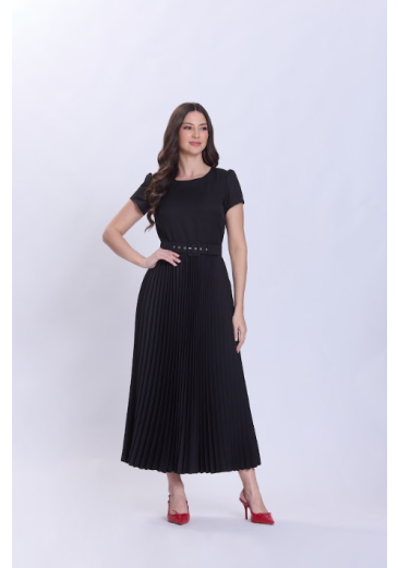 Vestido Luana Em Alfaiataria Preto Hapuk Primavera/Verão 2027