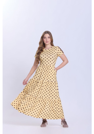 Vestido Melissa Em Malha Amarelo Hapuk Primavera/Verão 2027