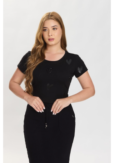 Blusa Cecilia Em Malha Preta Hapuk Primavera/Verão 2027