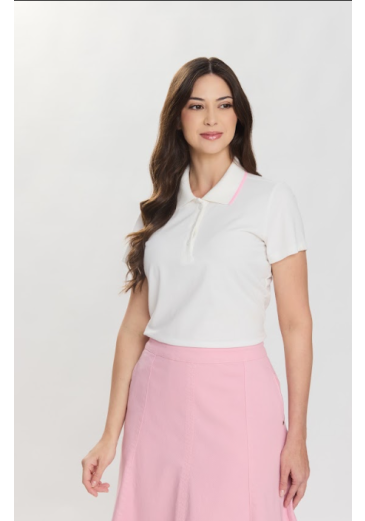 Blusa Sabrina Polo Em Malha Off apuk Primavera/Verão 2027