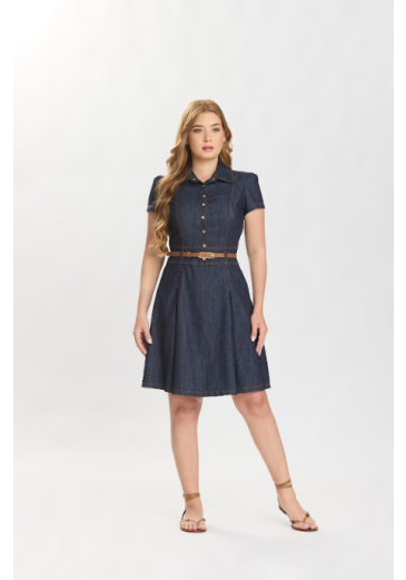 Vestido Morgana Em Jeans Escuro Hapuk Primavera/Verão 2027