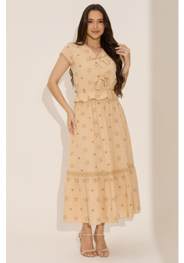 Conjunto Catarina Em Bordado Yucca Bege Tata Martello Primavera/Verão 2027