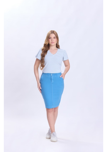 Conjunto Poliana Em Malha Azul Hapuk Primavera/Verão 2027