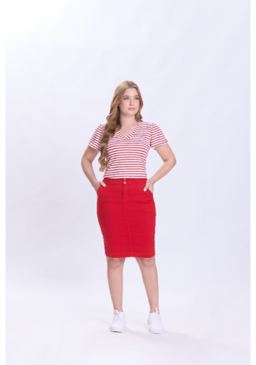 Conjunto Poliana Em Malha Vermelho Hapuk Primavera/Verão 2027