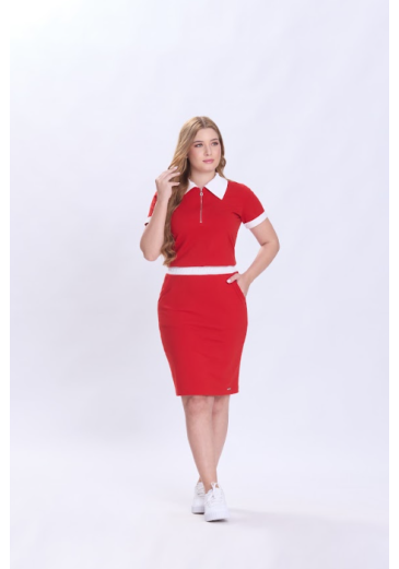 Conjunto Iris Em Moletinho Vermelho Hapuk Primavera/Verão 2027