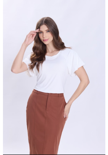 Blusa Flaviana Em Malha Off Hapuk Primavera/Verão 2027