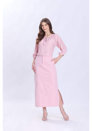 Saia Anita Em Alfaiataria Rosa Hapuk Primavera/Verão 2027