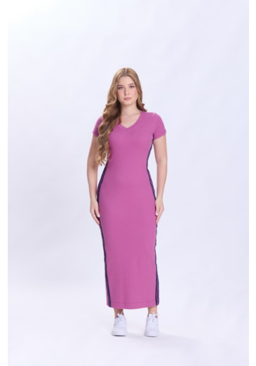 Vestido Cleo Em Malha Roxo Hapuk Primavera/Verão 2027