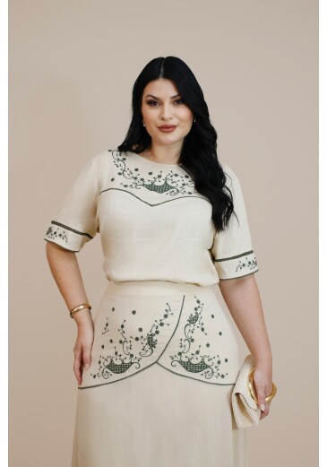 Blusa Ephifania Em Viscose Natural Plus Nitido Outono/Inverno 2026