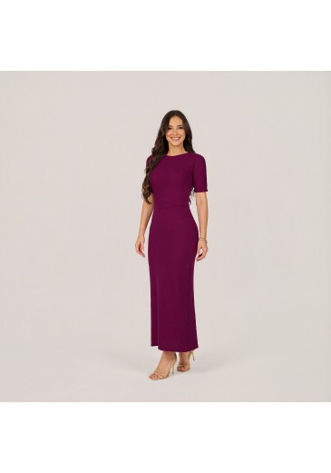 Vestido Marcia Em Malha Heritage Marsala Tata Martello Primavera/Verão 2027
