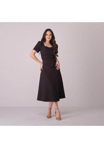 Conjunto Nicole Em Alfaiataria Twill Preto Tata Martello Primavera/Verão 2026