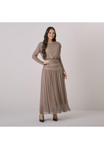 Vestido Romana Em Tule Poa Tata Martello Outono/Inverno 2026
