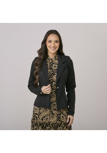 Blazer Samy Em Alfaiataria Preto Tata Martello Outono/Inverno 2026