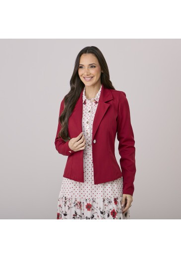 Blazer Samy Em Alfaiataria Vermelho Tata Martello Outono/Inverno 2026