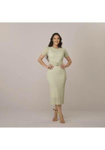 Vestido Adriana Em Renda Com Brilho Tatá Martello  Primavera/Verão 2027
