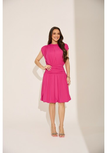 Vestido Renata Em Malha Lune Poliamida Balone Pink Tata Martello Primavera/Verão 2027