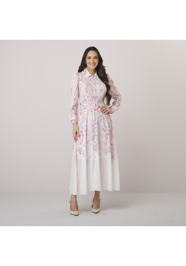 Vestido Emily Em Crepe Gloss Rosa Tata Martello Outono/Inverno 2026