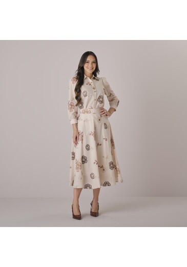 Conjunto Emanuele Em Bordado Lina Tata Martello Outono/Inverno 2026