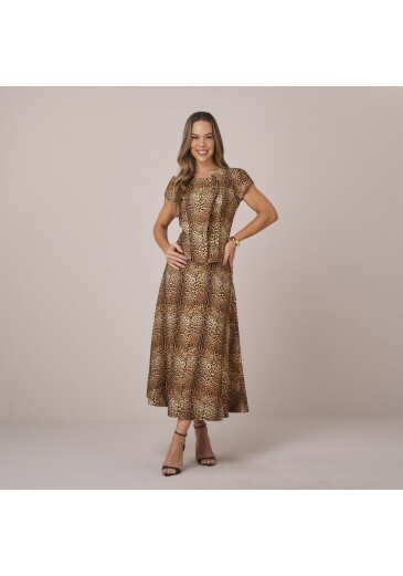 Conjunto Ana Em Marrat Estampado No Animal Print Tata Martello Primavera/Verão 2026