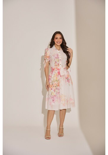 Vestido Melody Em Crepe Rosa Tata Martello Primavera/Verão 2027
