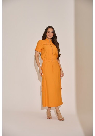 Conjunto Eduarda Alfaiataria Laranja Tata Martello Primavera/Verão 2027