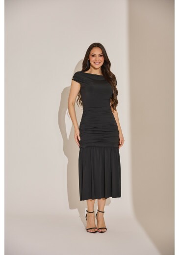 Vestido Alicia Em Malha Preto Tata Martello Primavera/Verão 2027