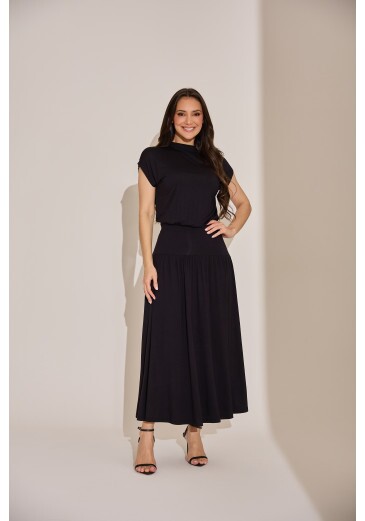 Vestido Laura Em Malha Preto Tata Martello Primavera/Verão 2027