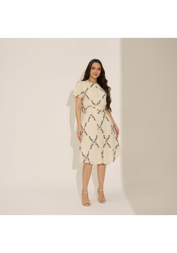 Vestido Yasmin Em Bordado Preto Tata Martello Primavera/Verão 2027