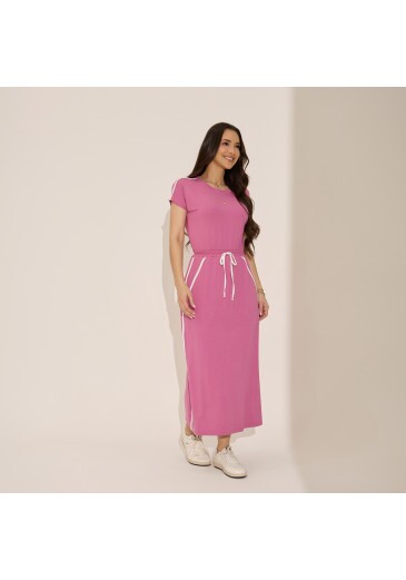 Vestido Bia Em Moletinho Premium Rosa Tata Martello Primavera/Verão 2027