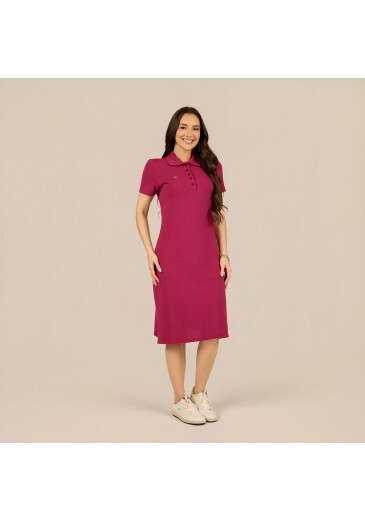 Vestido Pilar Em Malha Piquet Bordo Tata Martello Primavera/Verão 2027