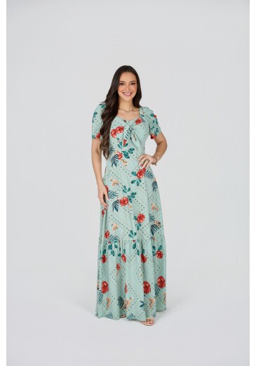 Vestido Kimberly Em Crepe Verde Tata Martello Primavera/Verão  2027
