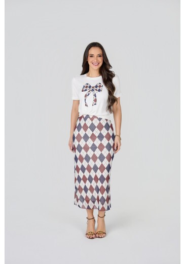 Conjunto Ines Em Tule Azul Tata Martello Primavera/Verão 2027
