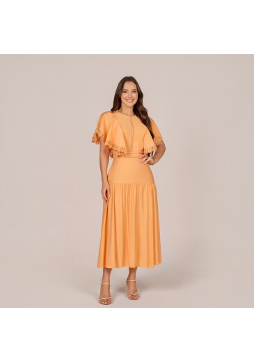 Vestido Natalia Em Alfaiataria Laranja Tata Martello Primavera/Verão 2027