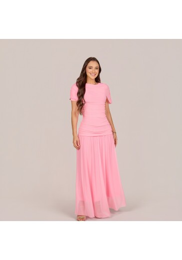 Vestido Tamara Em Tule Rosa Tata Martello Primavera/Verão 2027