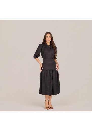 Conjunto Jaqueline Em Crepe Colmar Preto Tata Martello Primavera/Verão 2027