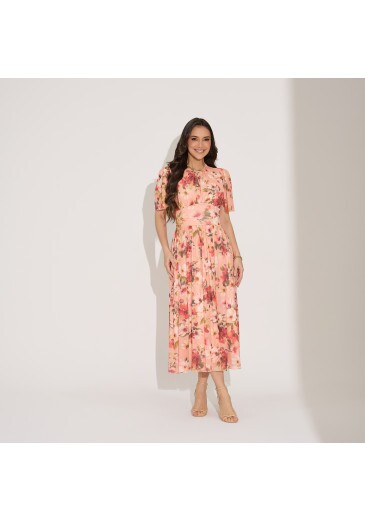 Vestido Keila Tule Rosa Tata Martello Primavera/Verão 2027