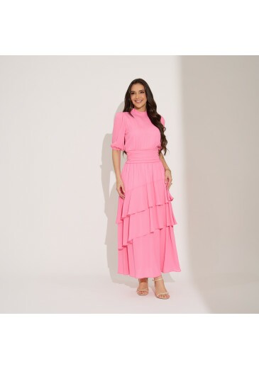 Vestido Sabrina Em Crepe Rosa Tata Martello Primavera/Verão 2027