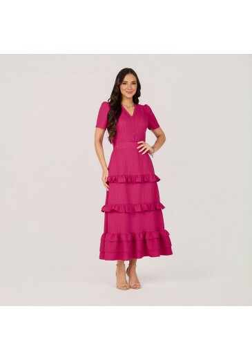 Vestido Elen Em Crepe Rosa Tata Martello Primavera/Verão 2027