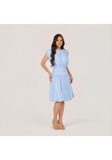 Vestido Renata Em Malha Azul Tata Martello Primavera/Verão 2027