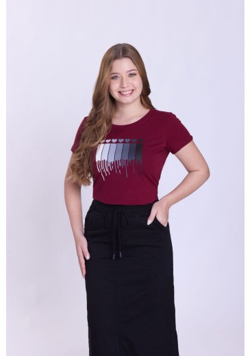 Blusa Rosa Em Malha Bordo Hapuk Outono/Inverno 2026