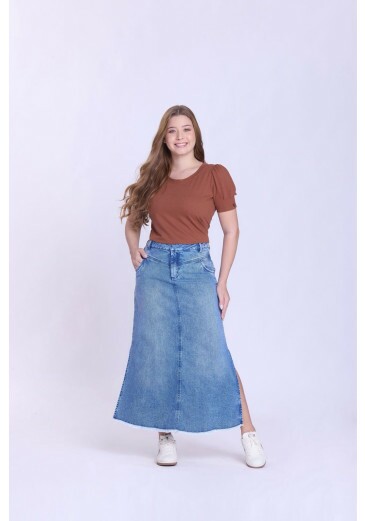 Blusa Jade Em Malha Maquinetada Marrom Hapuk Outono/Inverno 2026