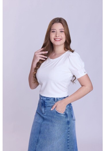 Blusa Jade Em Malha Maquinetada Off Hapuk Outono/Inverno 2026